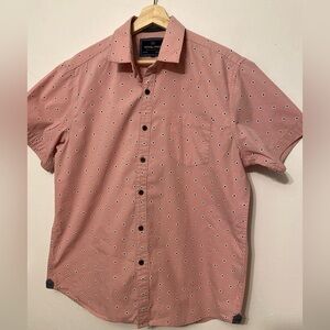 Men's Pink Patterned Casual Shirt
